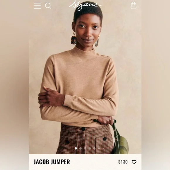 Sezane | Sweaters | Sezane Jacob Jumper S | Poshmark